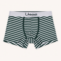 Striped Hero – Forest Green Edition | Boxershorts Herren aus TENCEL™ Modal