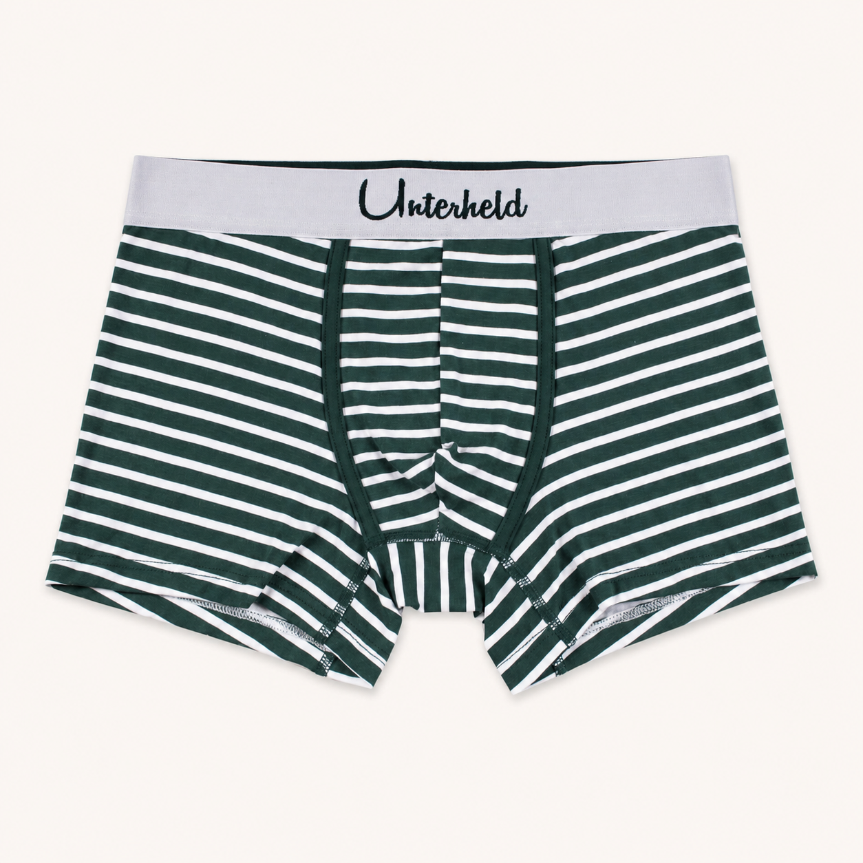 Striped Hero – Forest Green Edition | Boxershorts Herren aus TENCEL™ Modal