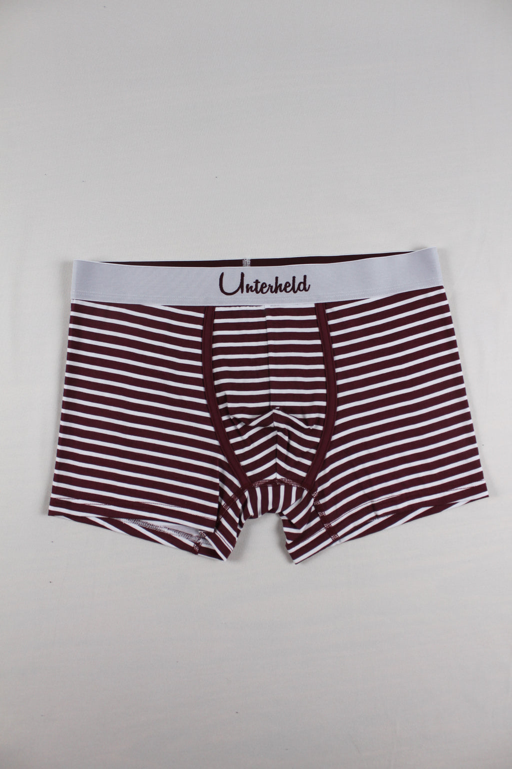 Striped Hero Duo – Boxershorts Herren aus TENCEL™ Modal | Bordeaux & Forest Green