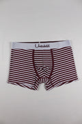 Striped Hero – Bordeaux Edition | Boxershorts Herren aus TENCEL™ Modal
