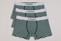 Striped Hero Trio – Boxershorts Herren aus TENCEL™ Modal | Forest Green
